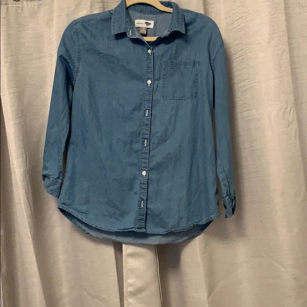 Blue jean top